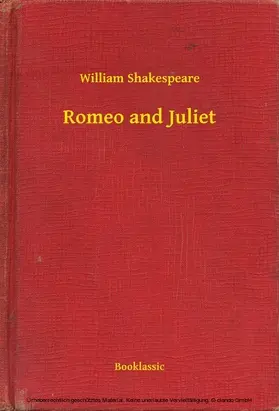 William |  Romeo and Juliet | eBook | Sack Fachmedien