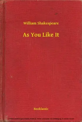 William |  As You Like It | eBook | Sack Fachmedien