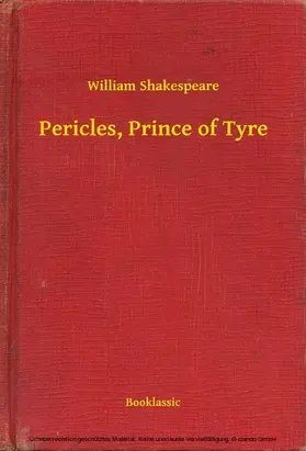 William |  Pericles, Prince of Tyre | eBook | Sack Fachmedien