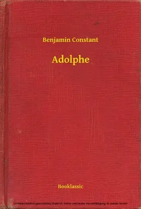 Constant |  Adolphe | eBook | Sack Fachmedien