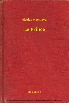Machiavel |  Le Prince | eBook | Sack Fachmedien