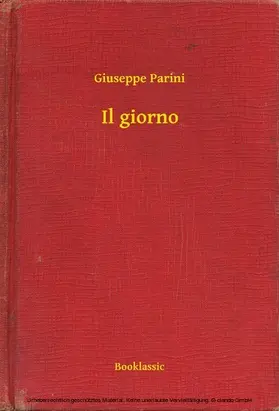 Parini |  Il giorno | eBook | Sack Fachmedien