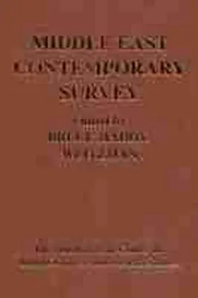 Maddy-Weitzman |  Middle East Contemporary Survey: Vol. XXIII 1999 | Buch |  Sack Fachmedien