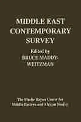 Maddy-Weitzman |  Middle East Contemporary Survey: Vol. XXIV 2000 | Buch |  Sack Fachmedien
