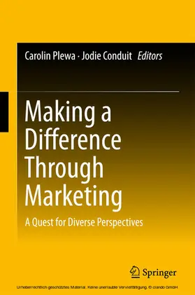 Plewa / Conduit |  Making a Difference Through Marketing | eBook | Sack Fachmedien