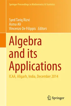 Rizvi / Ali / Filippis |  Algebra and its Applications | eBook | Sack Fachmedien