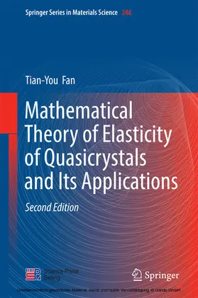 Fan | Mathematical Theory of Elasticity of Quasicrystals and Its Applications | E-Book | sack.de