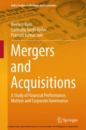 Rani / Yadav / Jain |  Mergers and Acquisitions | eBook | Sack Fachmedien