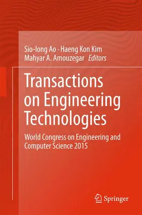 Ao / Amouzegar / Kim |  Transactions on Engineering Technologies | Buch |  Sack Fachmedien