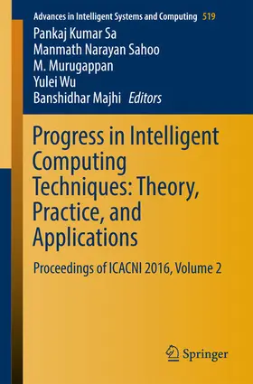 Sa / Sahoo / Murugappan |  Progress in Intelligent Computing Techniques: Theory, Practice, and Applications | eBook | Sack Fachmedien