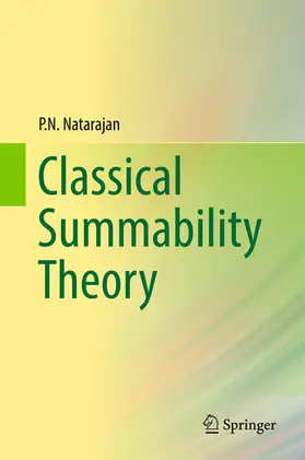 Natarajan |  Classical Summability Theory | eBook | Sack Fachmedien