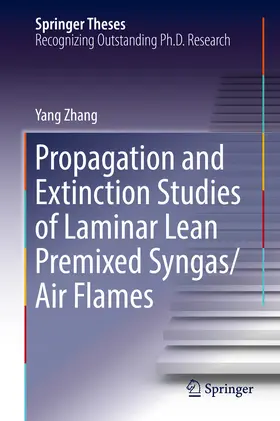 Zhang |  Propagation and Extinction Studies of Laminar Lean Premixed Syngas/Air Flames | eBook | Sack Fachmedien