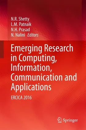 Shetty / Patnaik / Prasad |  Emerging Research in Computing, Information, Communication and Applications | eBook | Sack Fachmedien