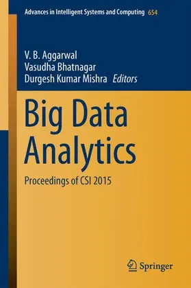 Aggarwal / Mishra / Bhatnagar |  Big Data Analytics | Buch |  Sack Fachmedien