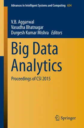 Aggarwal / Bhatnagar / Mishra |  Big Data Analytics | eBook | Sack Fachmedien