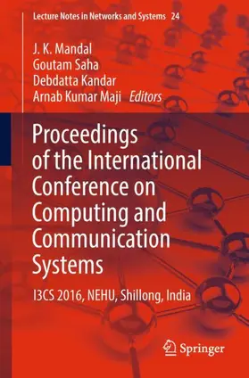 Mandal / Maji / Saha |  Proceedings of the International Conference on Computing and Communication Systems | Buch |  Sack Fachmedien