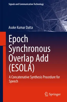 Datta | Epoch Synchronous Overlap Add (ESOLA) | E-Book | sack.de