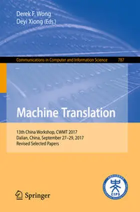 Wong / Xiong | Machine Translation | E-Book | sack.de