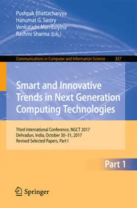 Bhattacharyya / Sastry / Marriboyina | Smart and Innovative Trends in Next Generation Computing Technologies | E-Book | www2.sack.de