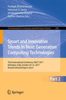 Bhattacharyya / Sastry / Marriboyina | Smart and Innovative Trends in Next Generation Computing Technologies | E-Book | www2.sack.de