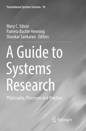 Edson / Sankaran / Buckle Henning |  A Guide to Systems Research | Buch |  Sack Fachmedien