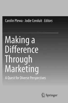 Conduit / Plewa |  Making a Difference Through Marketing | Buch |  Sack Fachmedien