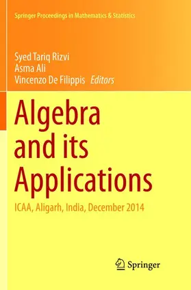 Rizvi / Filippis / Ali |  Algebra and its Applications | Buch |  Sack Fachmedien