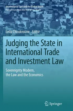 Choukroune |  Judging the State in International Trade and Investment Law | Buch |  Sack Fachmedien