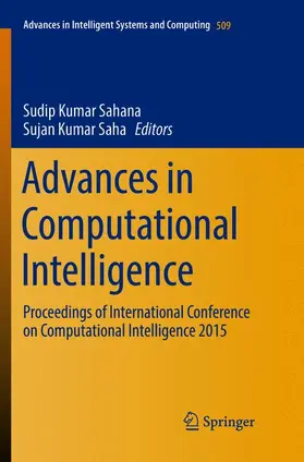 Saha / Sahana |  Advances in Computational Intelligence | Buch |  Sack Fachmedien