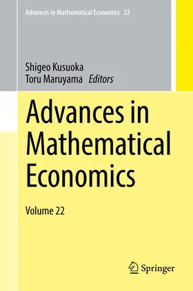 Kusuoka / Maruyama |  Advances in Mathematical Economics | Buch |  Sack Fachmedien