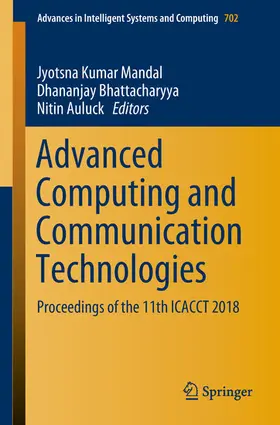 Mandal / Bhattacharyya / Auluck | Advanced Computing and Communication Technologies | E-Book | sack.de