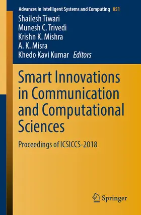 Tiwari / Trivedi / Mishra | Smart Innovations in Communication and Computational Sciences | E-Book | sack.de