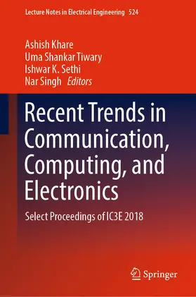 Khare / Tiwary / Sethi | Recent Trends in Communication, Computing, and Electronics | E-Book | sack.de