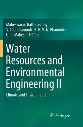 Rathinasamy / Mahesh / Chandramouli |  Water Resources and Environmental Engineering II | Buch |  Sack Fachmedien