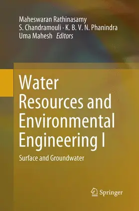 Rathinasamy / Mahesh / Chandramouli |  Water Resources and Environmental Engineering I | Buch |  Sack Fachmedien