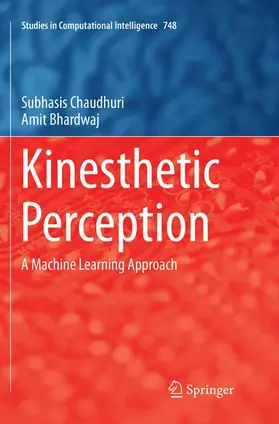 Bhardwaj / Chaudhuri |  Kinesthetic Perception | Buch |  Sack Fachmedien