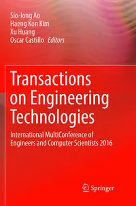 Ao / Castillo / Kim |  Transactions on Engineering Technologies | Buch |  Sack Fachmedien