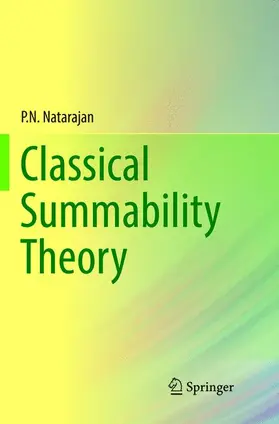 Natarajan |  Classical Summability Theory | Buch |  Sack Fachmedien