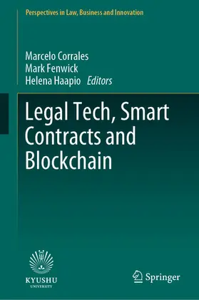 Corrales / Fenwick / Haapio | Legal Tech, Smart Contracts and Blockchain | E-Book | sack.de