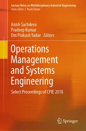 Sachdeva / Kumar / Yadav |  Operations Management and Systems Engineering | eBook | Sack Fachmedien