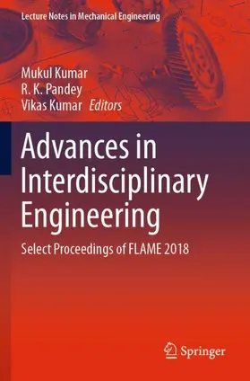 Kumar / Pandey |  Advances in Interdisciplinary Engineering | Buch |  Sack Fachmedien