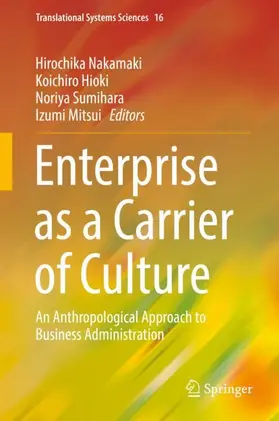 Nakamaki / Mitsui / Hioki |  Enterprise as a Carrier of Culture | Buch |  Sack Fachmedien