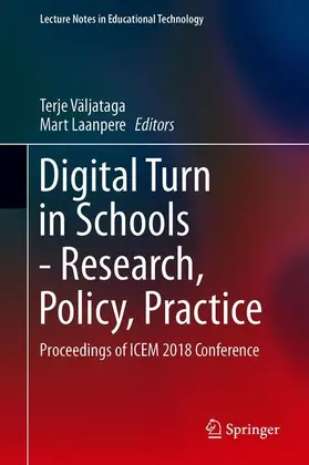 Laanpere / Väljataga |  Digital Turn in Schools-Research, Policy, Practice | Buch |  Sack Fachmedien