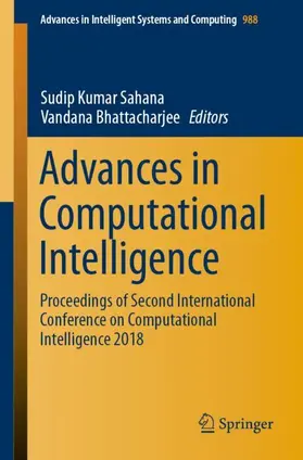 Sahana / Bhattacharjee |  Advances in Computational Intelligence | Buch |  Sack Fachmedien