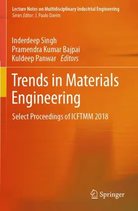 Singh / Panwar / Bajpai |  Trends in Materials Engineering | Buch |  Sack Fachmedien