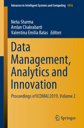 Sharma / Chakrabarti / Balas | Data Management, Analytics and Innovation | E-Book | sack.de