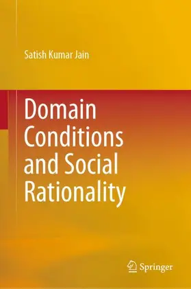 Jain |  Domain Conditions and Social Rationality | Buch |  Sack Fachmedien