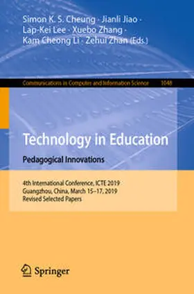 Cheung / Jiao / Lee |  Technology in Education: Pedagogical Innovations | eBook | Sack Fachmedien