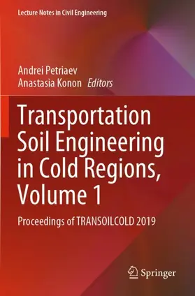 Konon / Petriaev |  Transportation Soil Engineering in Cold Regions, Volume 1 | Buch |  Sack Fachmedien