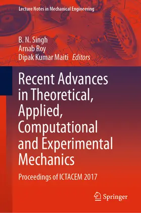 Singh / Roy / Maiti | Recent Advances in Theoretical, Applied, Computational and Experimental Mechanics | E-Book | sack.de